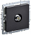 BR-A10-O-K02 Brite черный Розетка СП TV IEK