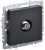 BR-A10-O-K02 Brite черный Розетка СП TV IEK
