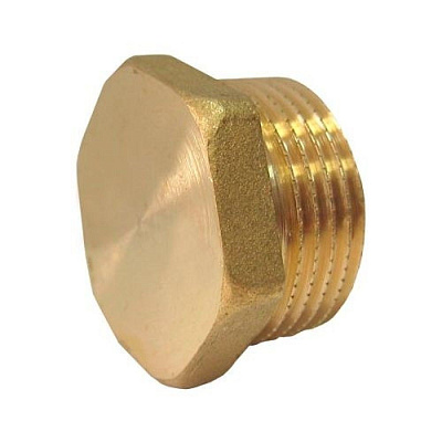 Пробка 1/2", наружная резьба, TIM/Zeissler