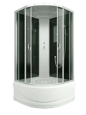 Кабина душевая ER3509TP-C2-RUS 900*900*2150, профиль хром, тониров стекла 4 мм, высокий поддон 420мм