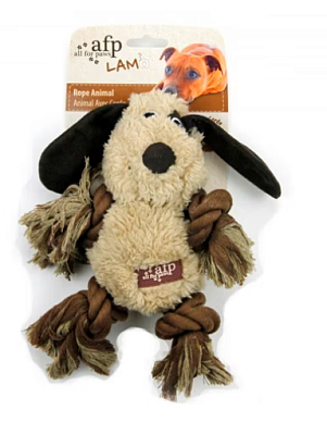 Игрушка All For Paws Lamb Животные с канатиками 17*17*10см 