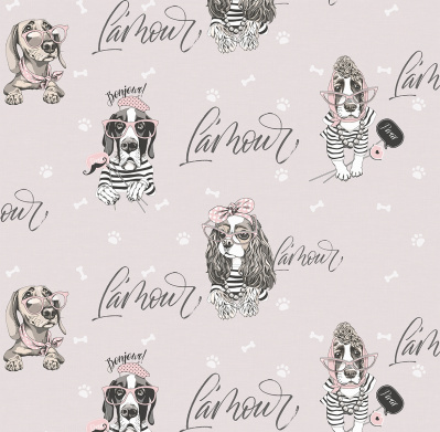 286075 Обои флизелиновые FRIEND, мотив розовый 1,06х10м