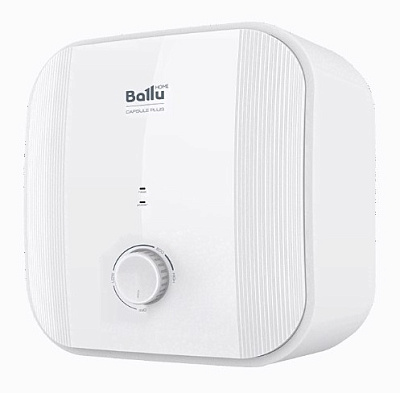 Водонагреватель 15 л, 2 кВт, над мойкой, эмаль,Ballu BWH/S 15 Capsule Plus O (В368 Ш368 Г340) Г66