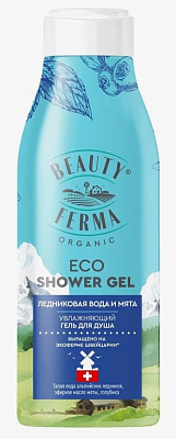 Гель д/душа Увлажняющий ФК BEAUTY FERMA  Ледниковая вода и мята 250мл не марка