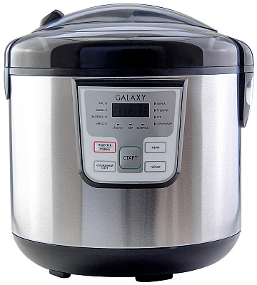 Мультиварка Galaxy GL 2641, черный, объем 5 л, 900 Вт, 11 программ