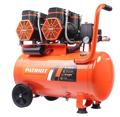 Компрессор поршневой безмасляный Patriot KDS 540 F50 540 л/мин, 2.8 кВт, 8 бар, 50 л, 2800 об/мин