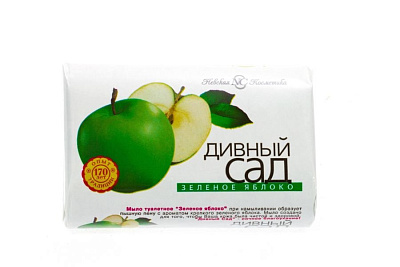 Мыло Дивный сад Зеленое яблоко 90г  не марка