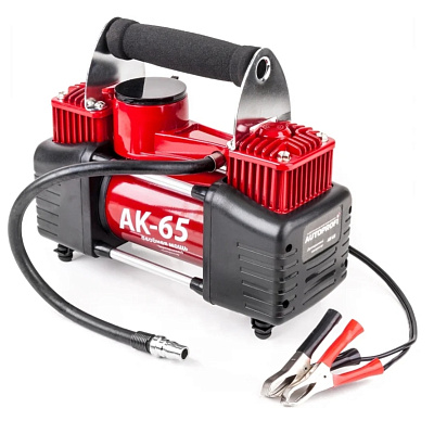 Компрессор двухпоршневой, 12V, 300W, 65 л./мин., сумка