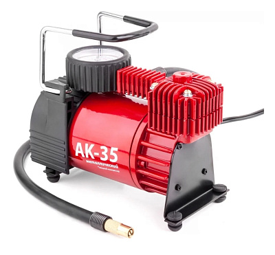 Компрессор автомобильный АК, металлический, 12V, 150W, производ-сть 35 л./мин., сумка