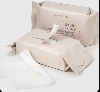 Мицеллярные салфетки VS Basic Luxury для снятия макияжа (20 шт)