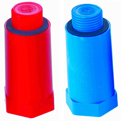 Комплект заглушек монтажных 1/2" (красная, синяя), MP