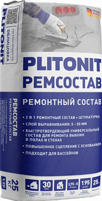Ремонтный состав Плитонит 25кг