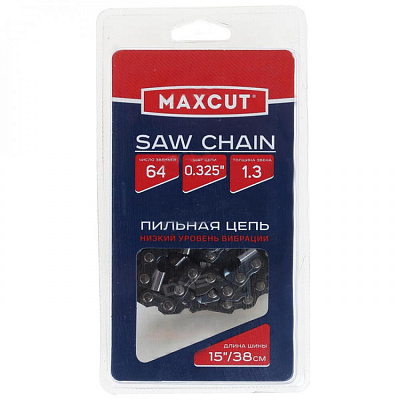 Цепь пильная MAXCUT 21LV-64E (15"38см, 1.5мм, 64 звена, 0.325")