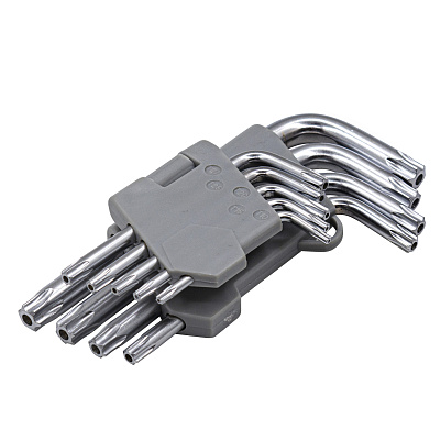 Набор ключей имбусовых TORX, 6 граней, 9 предметов