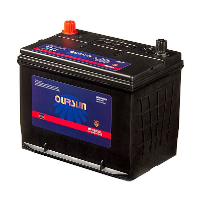 Аккумулятор 80D26L Ёмкость 70 Ah, Пусковой ток 620A OURSUN JIS MF 