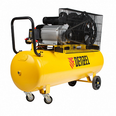 Компрессор с ременной передачей DENZEL BCV2300/100, 100л, 440л/мин, 2,3кВт, 85кг