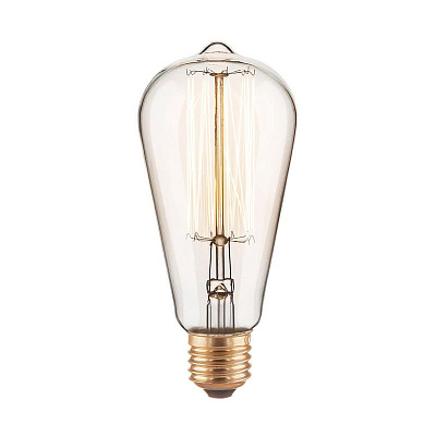 Лампа накаливания винтажная ST64 60W, Е27, 230 В
