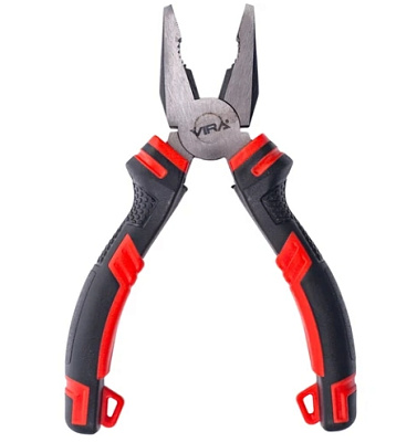 Плоскогубцы VIRA 6", 150мм, сталь CS55, 2-хкомп. рукоятки