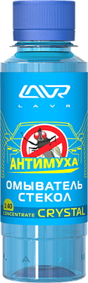 Омыватель стекол Crystal Анти Муха концентрат LAVR 120мл не марка