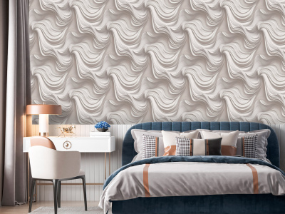 286336 Обои флизелиновые Vision, мотив бежевый 1,06х10м1