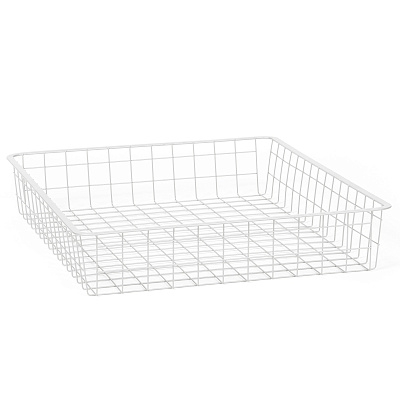 Корзина проволочная 555*410*85 белый L9529WH