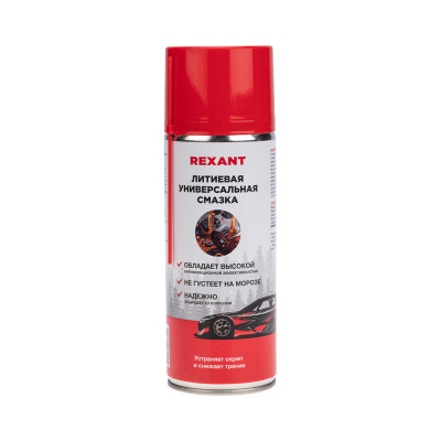 85-0076 Смазка универсальная литиевая Rexant 520 мл. (аэрозоль)