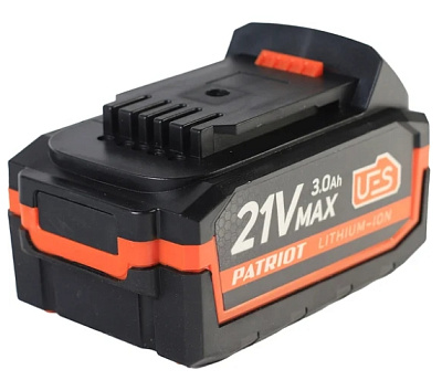 Батарея аккумуляторная PATRIOT PB BR 21V(Max) Li-ion 3,0Ah UES тонкая зарядка (5,5 мм)