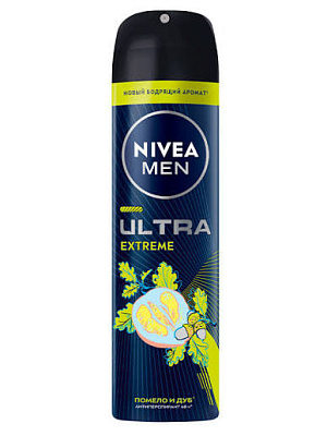 Антиперспирант Нивея Men Ultra Extreme спрей 150мл