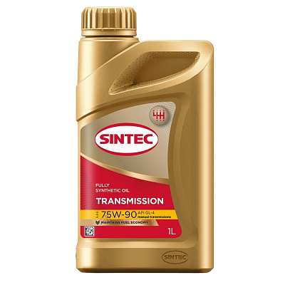 Масло трансмиссионное SINTEC TRANS 75W90 GL-4 1л синтетическое