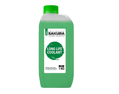 Антифриз зеленый Sakura -45°C, 1кг