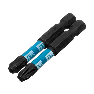Биты профессиональные, торсионные, сталь S2, 1/4" Е PZ3х50  (2шт.)