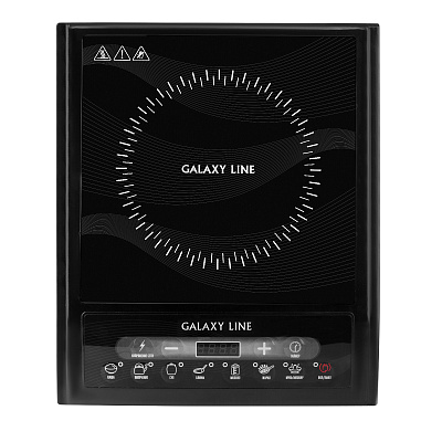 Плита индукционная Galaxy LINE GL 3054 2000 Вт, стеклокерамическая  варочная поверхность