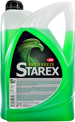 Антифриз зеленый STAREX -40°C, 5кг