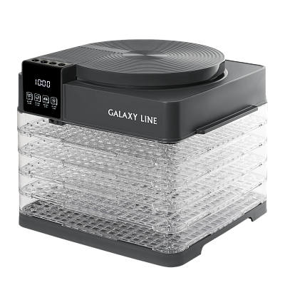 Электросушилка для овощей и фруктов Galaxy LINE GL 2630 450 Вт 5 прозрачных съемных поддонов
