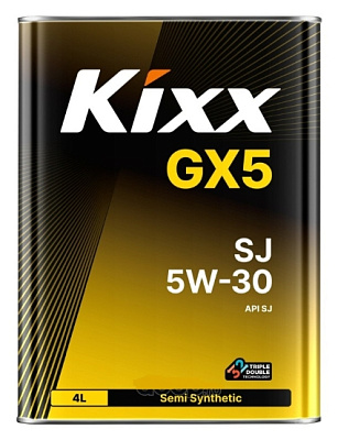Масло моторное 5W30 SJ KIXX GX5 4л п/синтетическое