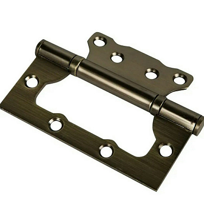 Петля дверная без врезки 100х75х2,0 AB (бронза) MARLOK