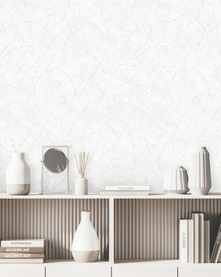 286131 Обои флизелиновые Marfil, мотив белый 1,06x10,05м1