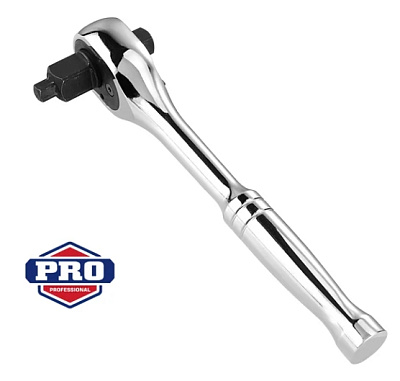 Ключ трещоточный WP271014 3в1 (1/4"+3/8"+1/2") //WORKPRO