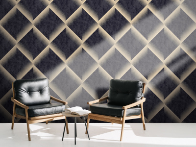 285388 Обои флизелиновые Geoton, мотив чёрный 1,06х10м1