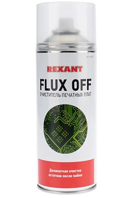 Очиститель печатных плат FLUX OFF, REXANT, 400 мл, аэрозоль