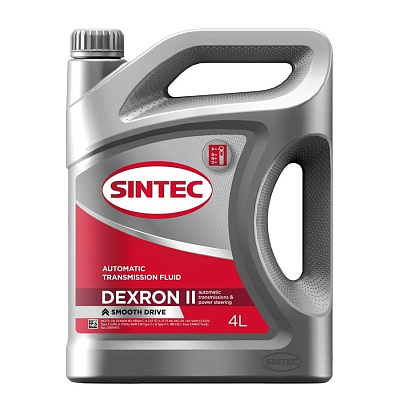Масло трансмиссионное SINTEC ATF II Dexron 4л минеральное