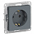 ATN000743 AtlasDesign грифель Розетка СП 1м с заземлением 16А, механизм, SchE