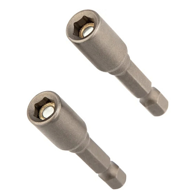 Ключ-насадка магнитная 1/4" 6х48 мм (2 шт./уп.) Kranz