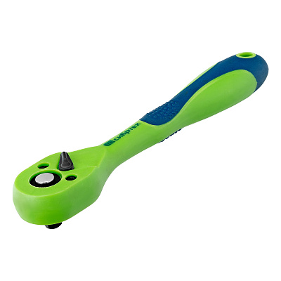 Ключ трещотка 1/4" СИБРТЕХ двухкомп. рукоятка