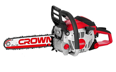 Бензопила CROWN 40,2см³/1,8кВт/14"(35,5см)/3/8*1,3*52зв/TSFS/AVS/Easy Start