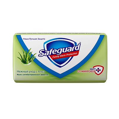 Мыло туалетное SAFEGUARD АЛОЭ 90 г не марка 
