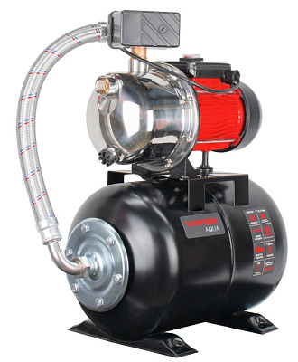 Станция насосная автоматическая Verton AQUA PS1200SB/24(1200Вт,230В/50Гц,Q max 55л/мин,V24л,глуб.9м)