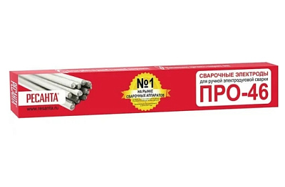 Электрод Ресанта ПРО-46, Ф3,0 Пачка 1кг, , Шт