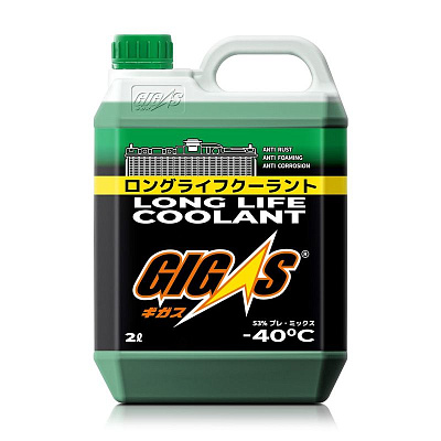 Антифриз зеленый Soft99 GIGAS LONG LIFE COOLANT (Япония) -40°C, 2л