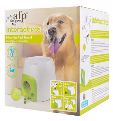 Игрушка All For Paws Interactive катапульта-диспенсер+1мяч 16*16*20см